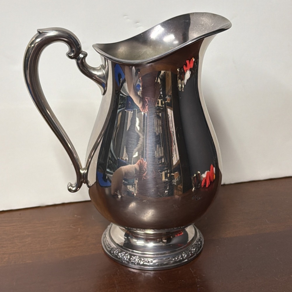Vintage Camille 6017 Silver-Plated Water Pitcher – International Silver Company - Picture 5 of 7